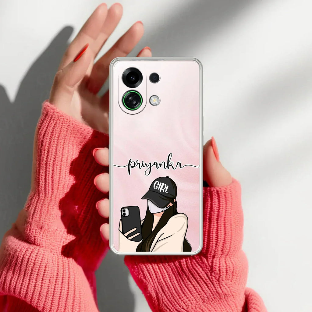 Girl with Book Customize Anti Yellow Case For OPPO K13 Turbo Pro 5G