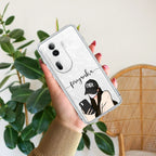 Stylish Girl With Cap Customize Anti Yellow Case For Oppo Reno 11 Pro 5G