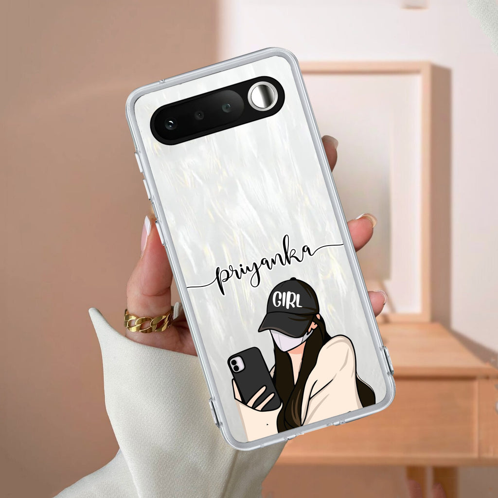 Stylish Girl With Cap Customize Anti Yellow Case For Realme 16 5G