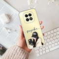 Stylish Girl With Cap Customize Anti Yellow Case For Oppo F29 5G