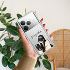 Stylish Girl With Cap Customize Transparent Silicon Case For Realme/Narzo - ShopOnCliQ