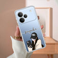 Stylish Girl With Cap Customize Transparent Silicon Case For Realme P4 5G