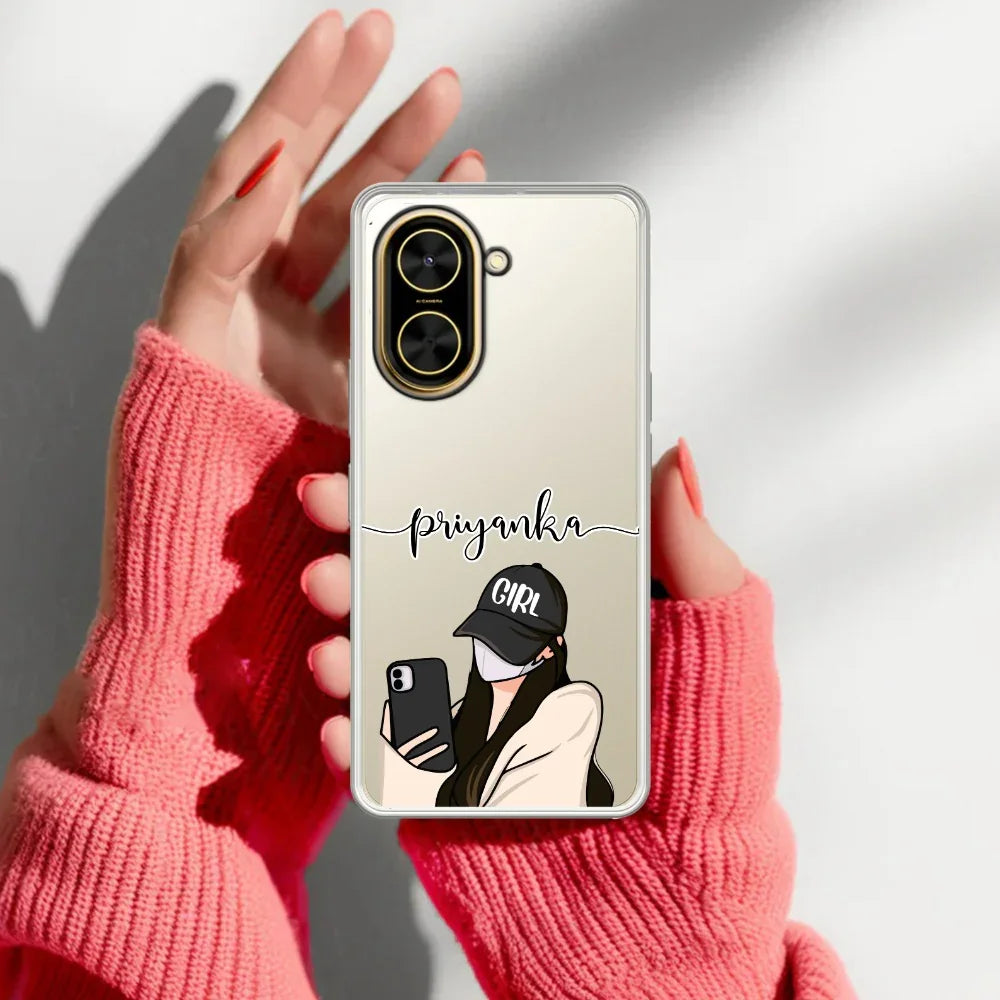 Girl with Book Customize Transparent Silicon Case For Poco - ShopOnCliQ