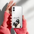Stylish Girl With Cap Customize Anti Yellow Case For Samsung Galaxy S25 Edge 5G