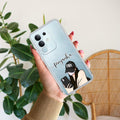 Stylish Girl With Cap Customize Transparent Silicon Case For Vivo T4x 5G