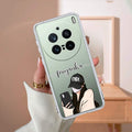 Stylish Girl With Cap Customize Transparent Silicon Case For Vivo X200 Pro 5G