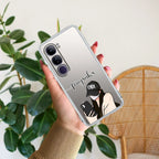 Stylish Girl With Cap Customize Transparent Silicon Case For Vivo Y300 5G