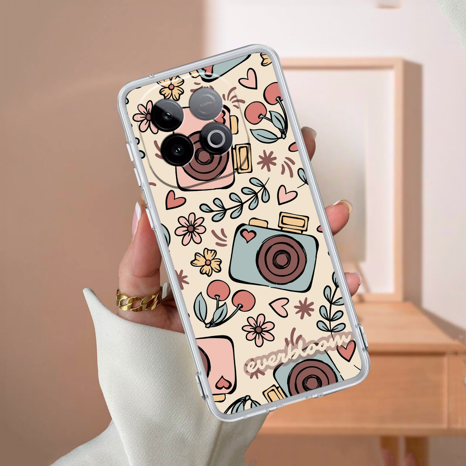 Summer Camera Transparent Silicon Case For iQOO Neo 10 5G