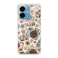 Summer Camera Transparent Silicon Case For iQOO Z6 Lite 5G