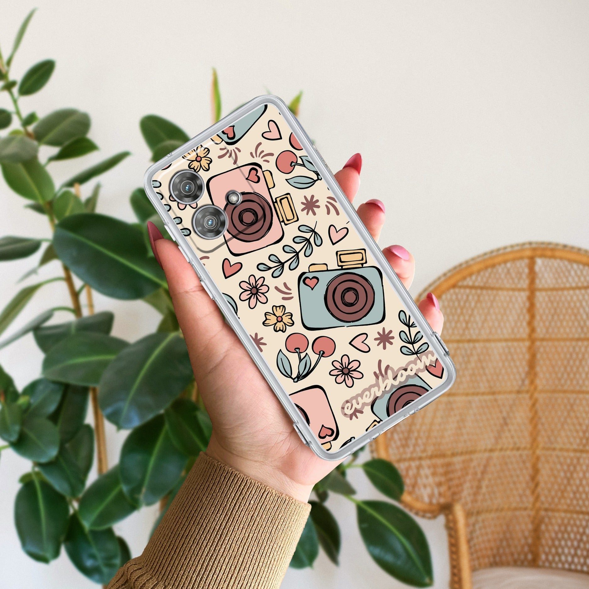 Summer Camera Anti Yellow Case For Motorola Edge 40 Neo 5G