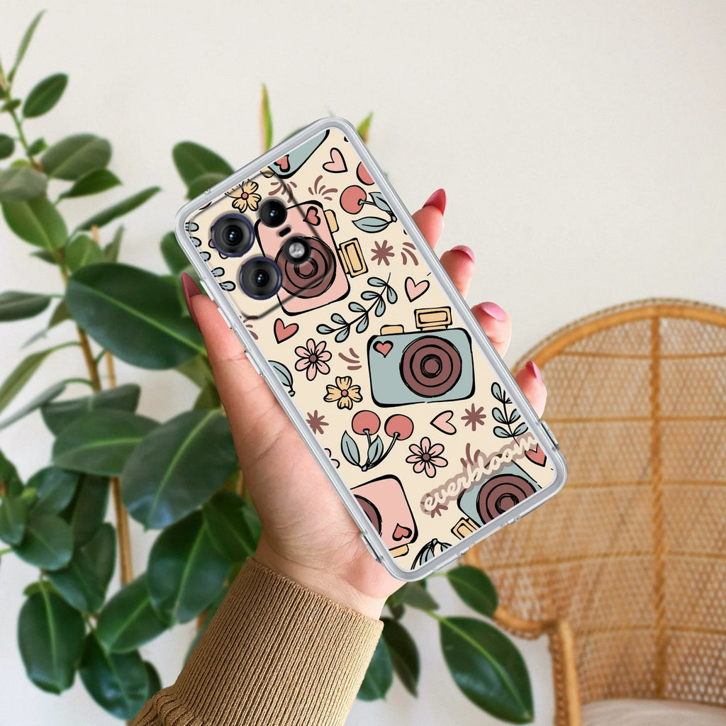 Summer Camera Anti Yellow Case For Motorola Edge 50 Pro