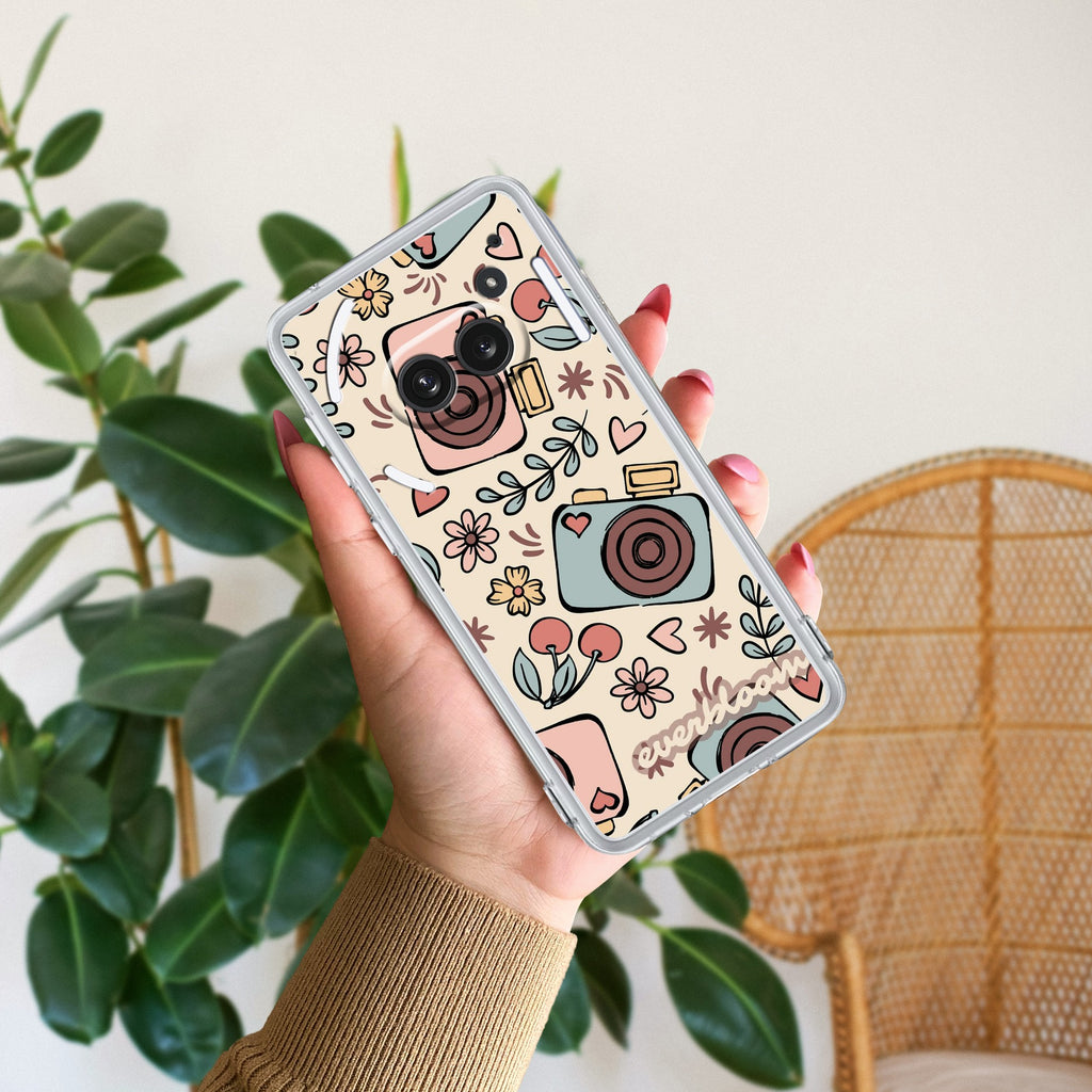 Summer Camera Anti Yellow Case For Nothing Phone 2a Plus