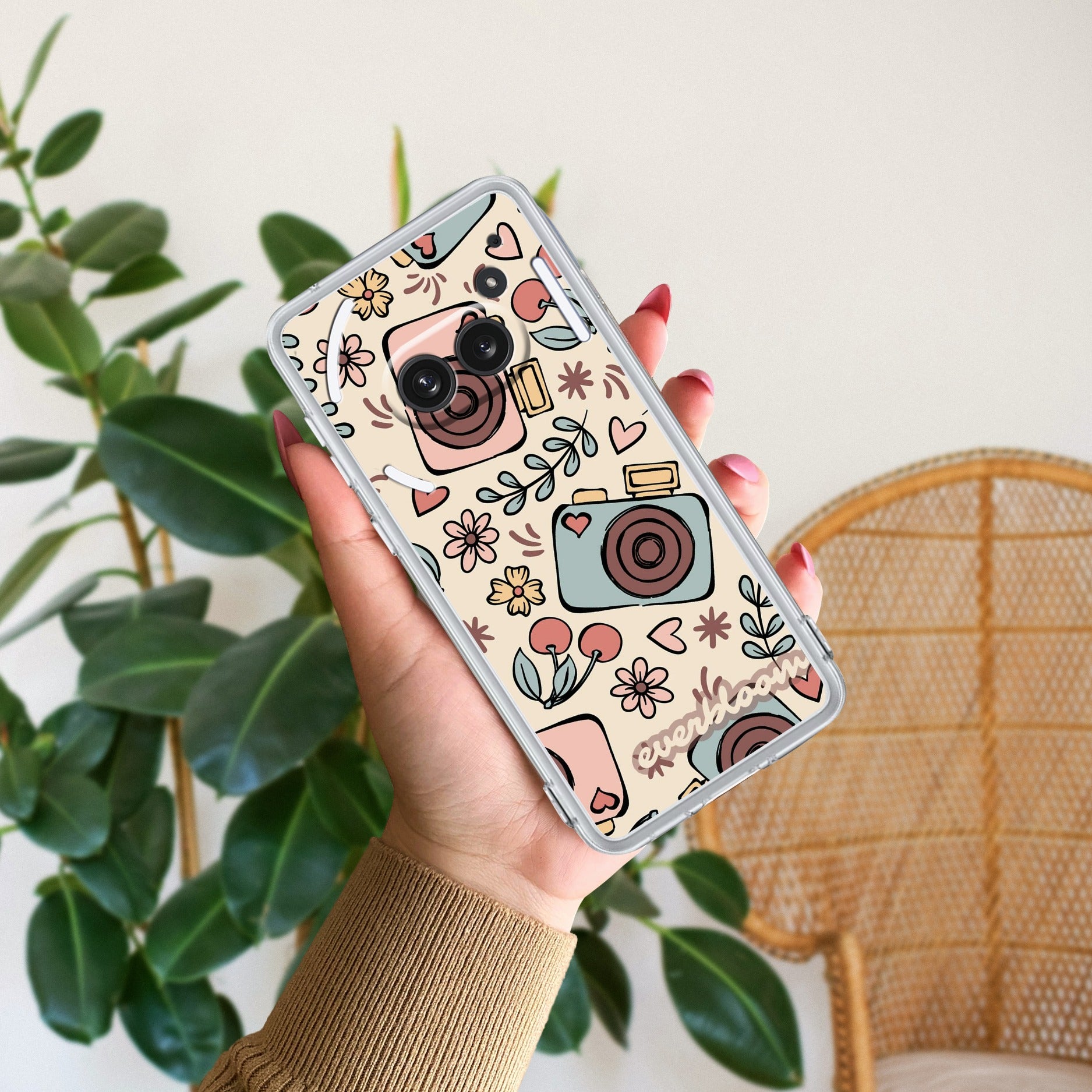 Summer Camera Anti Yellow Case For Nothing Phone 2a Plus