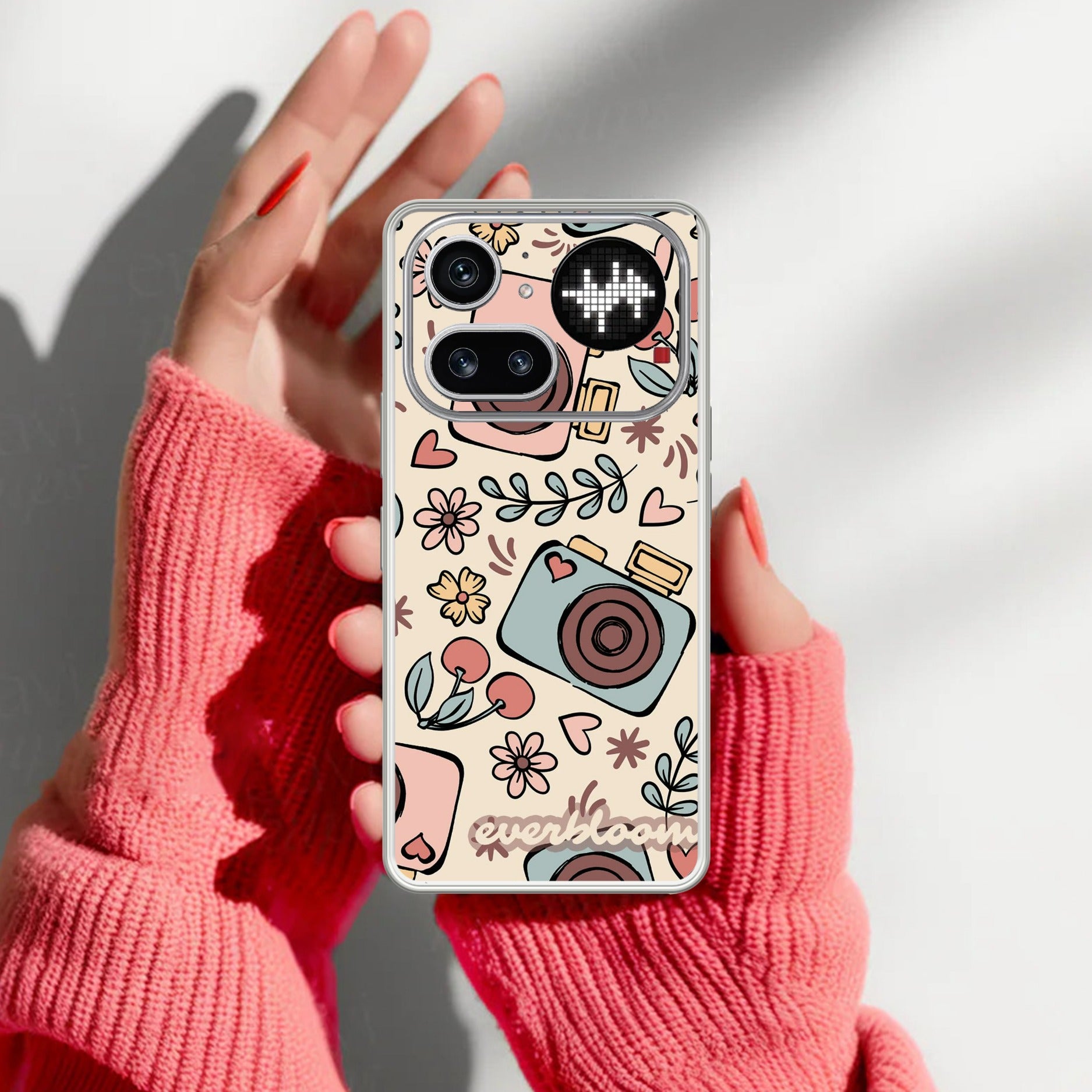 Summer Camera Transparent Silicon Case For Nothing Phone 4A Pro 5G