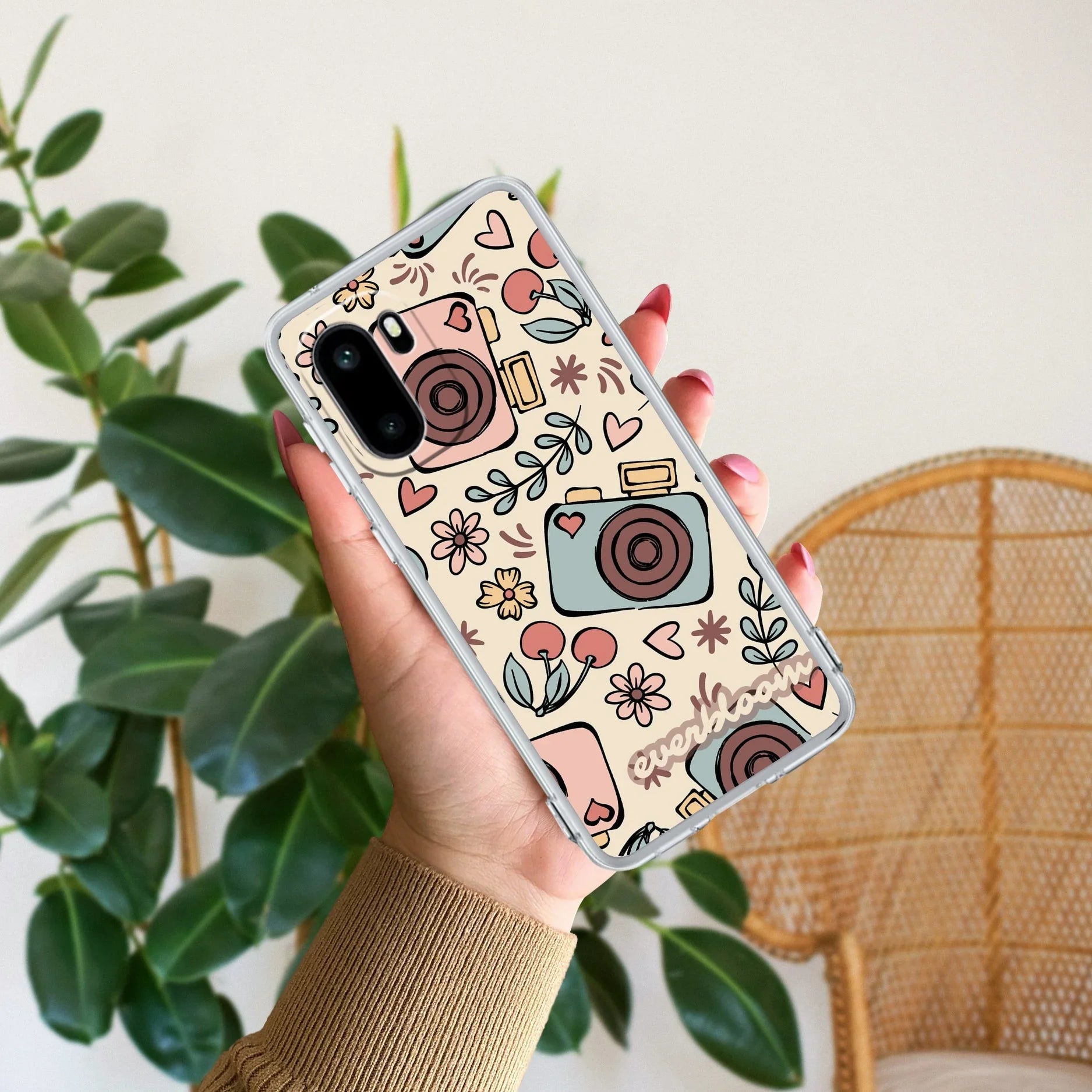 Summer Camera Transparent Silicon Case For OnePlus 15R 5G