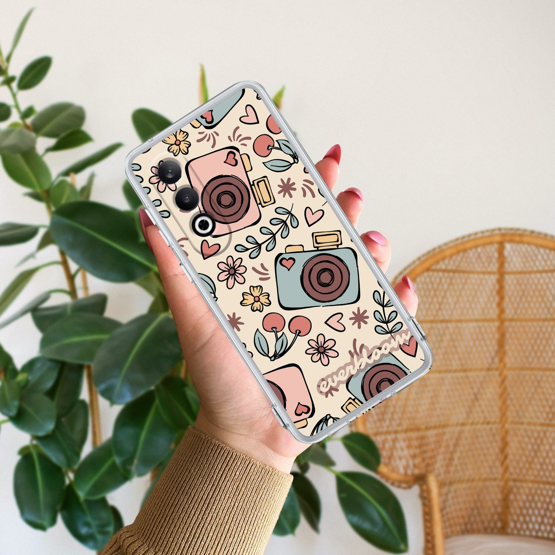 Summer Camera Anti Yellow Case For OnePlus Nord CE 4 5G