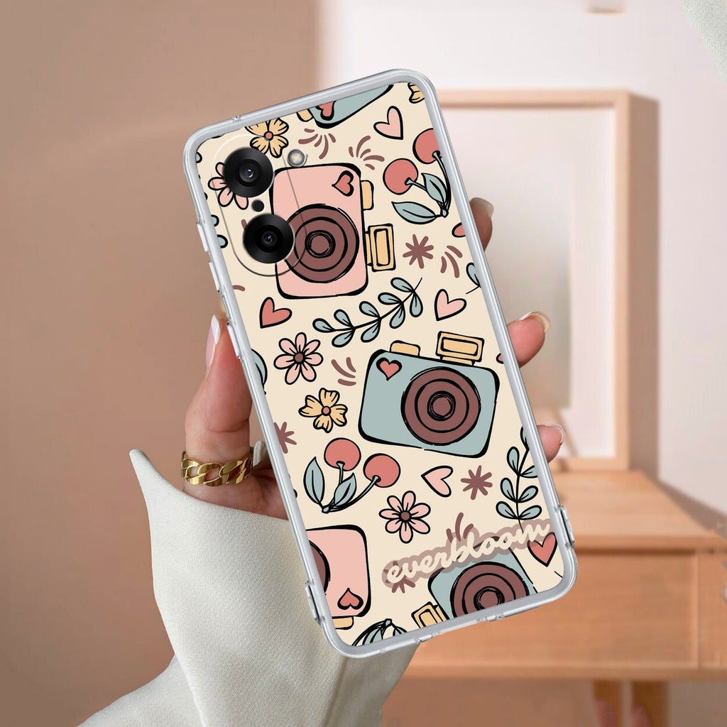 Summer Camera Anti Yellow Case For OnePlus Nord CE5 5G