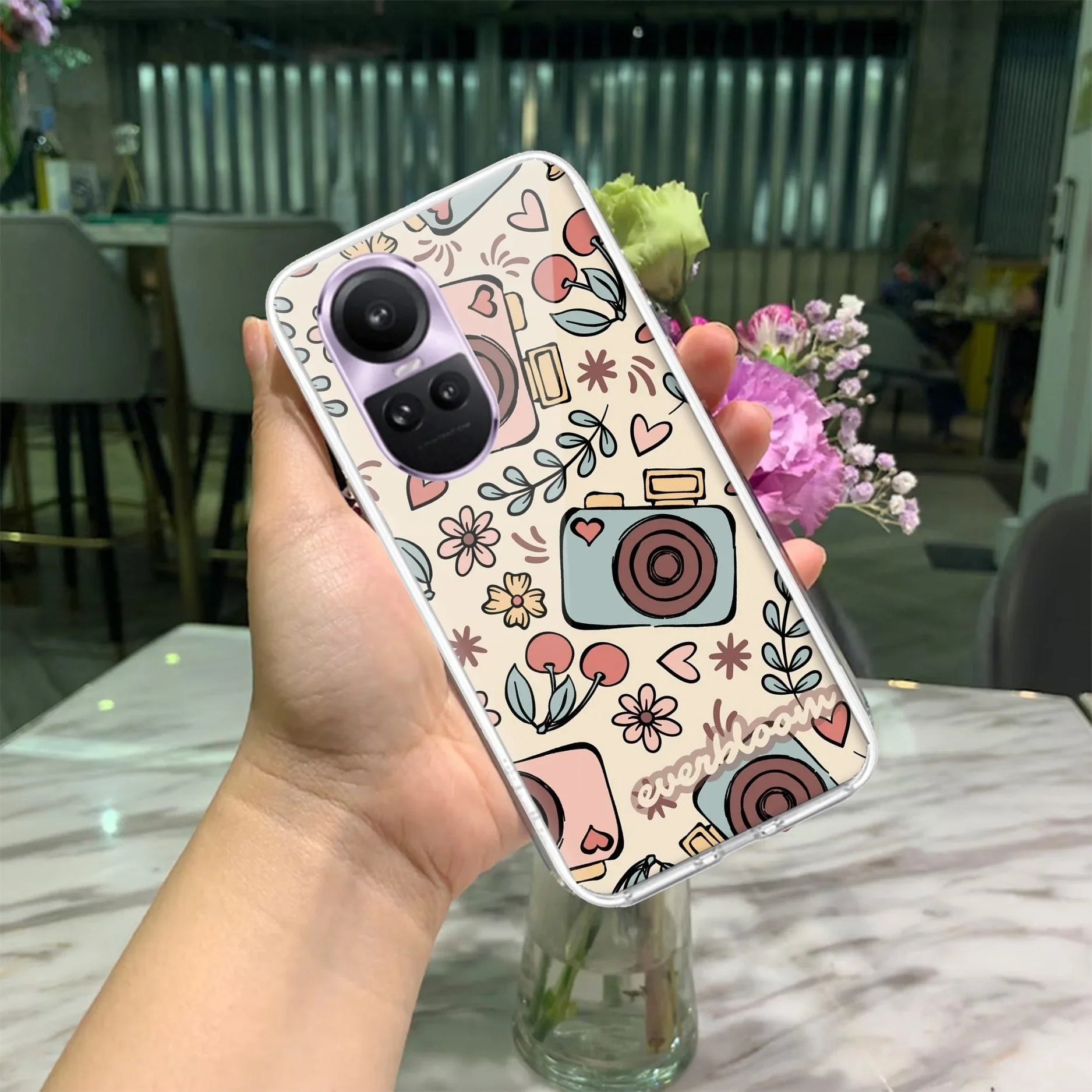 Summer Camera Anti Yellow Case For Oppo Reno 10 5G
