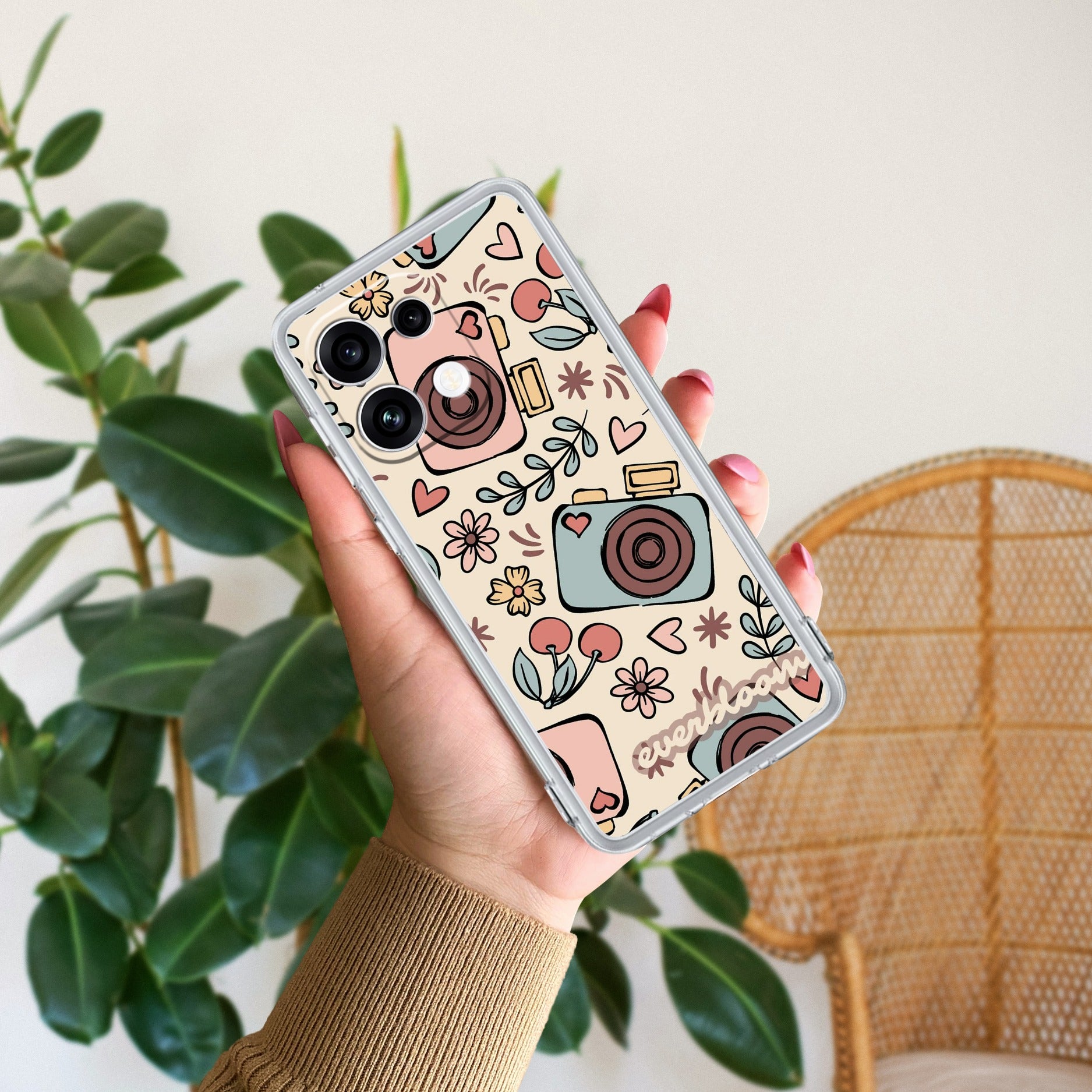 Summer Camera Anti Yellow Case For Oppo Reno 16C 5G