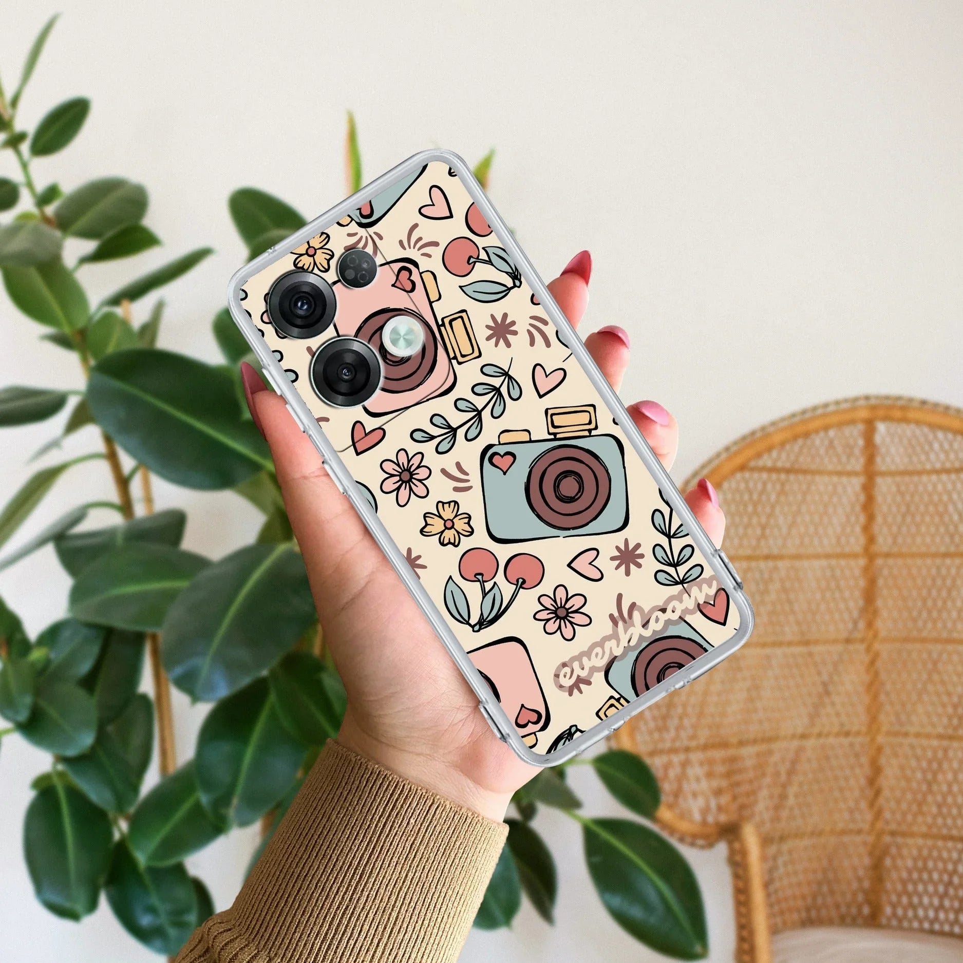 Summer Camera Anti Yellow Case For Oppo Reno 8 5G