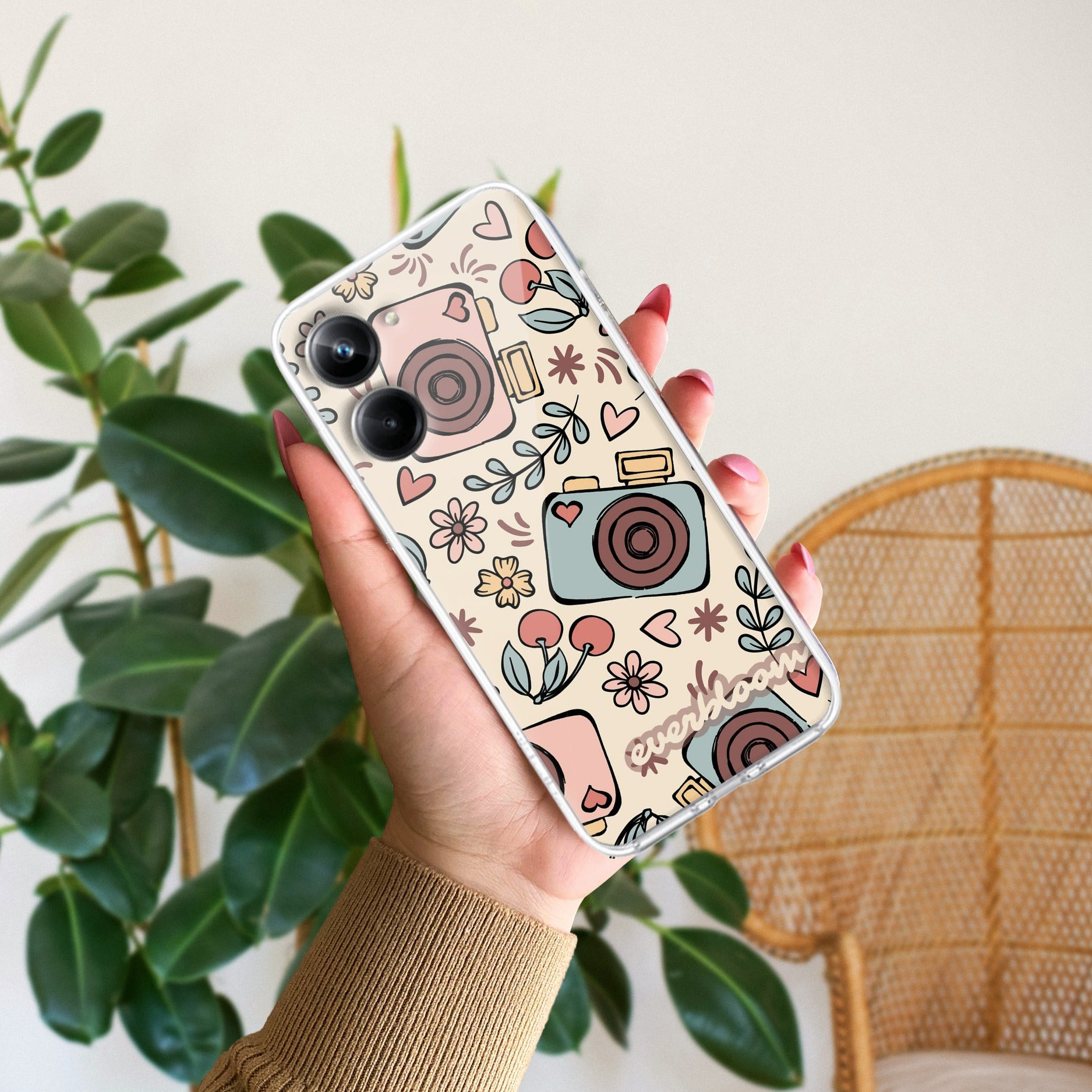 Summer Camera Anti Yelllow Case For Realme 10 Pro 5G