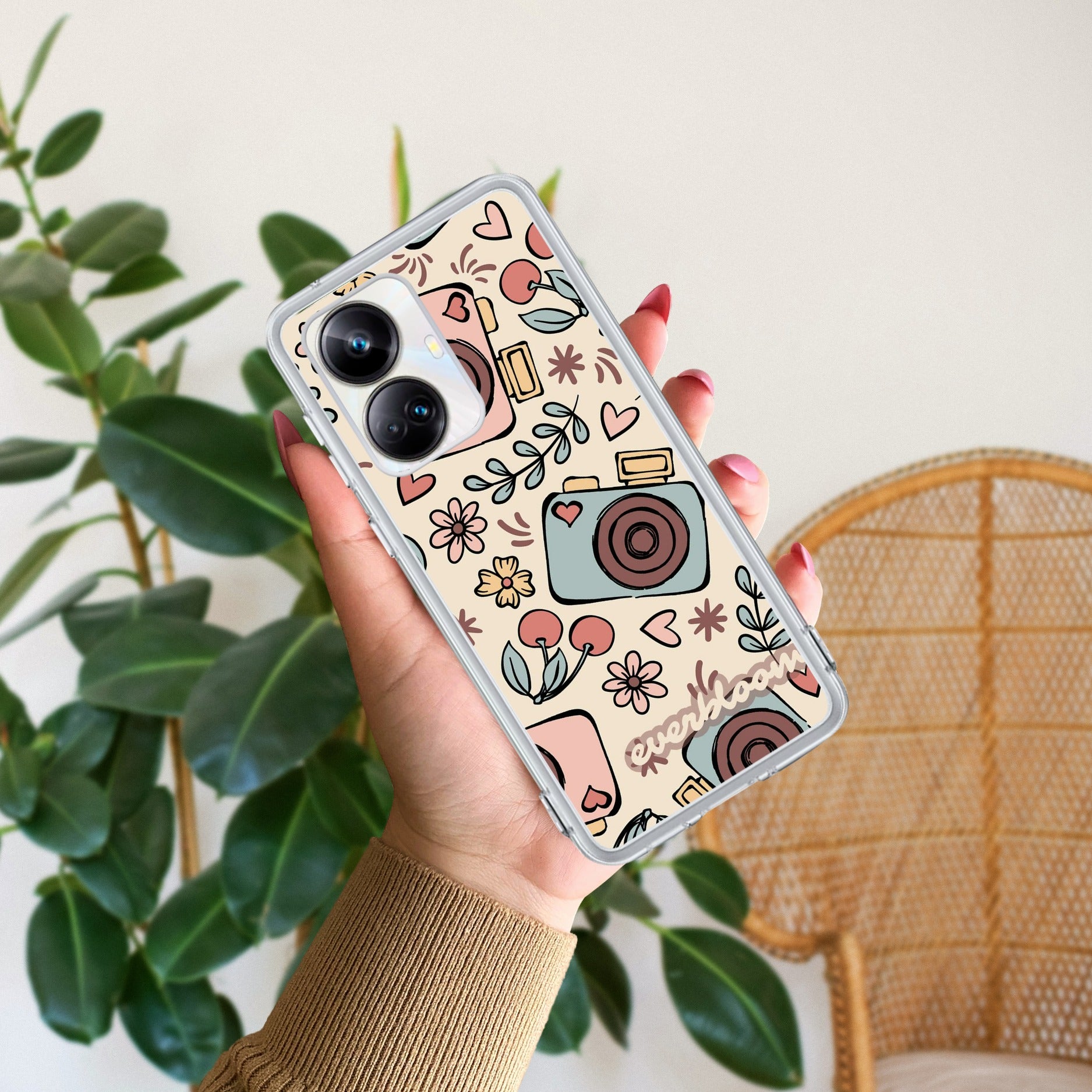 Summer Camera Anti Yelllow Case For Realme 10 Pro Plus 5G