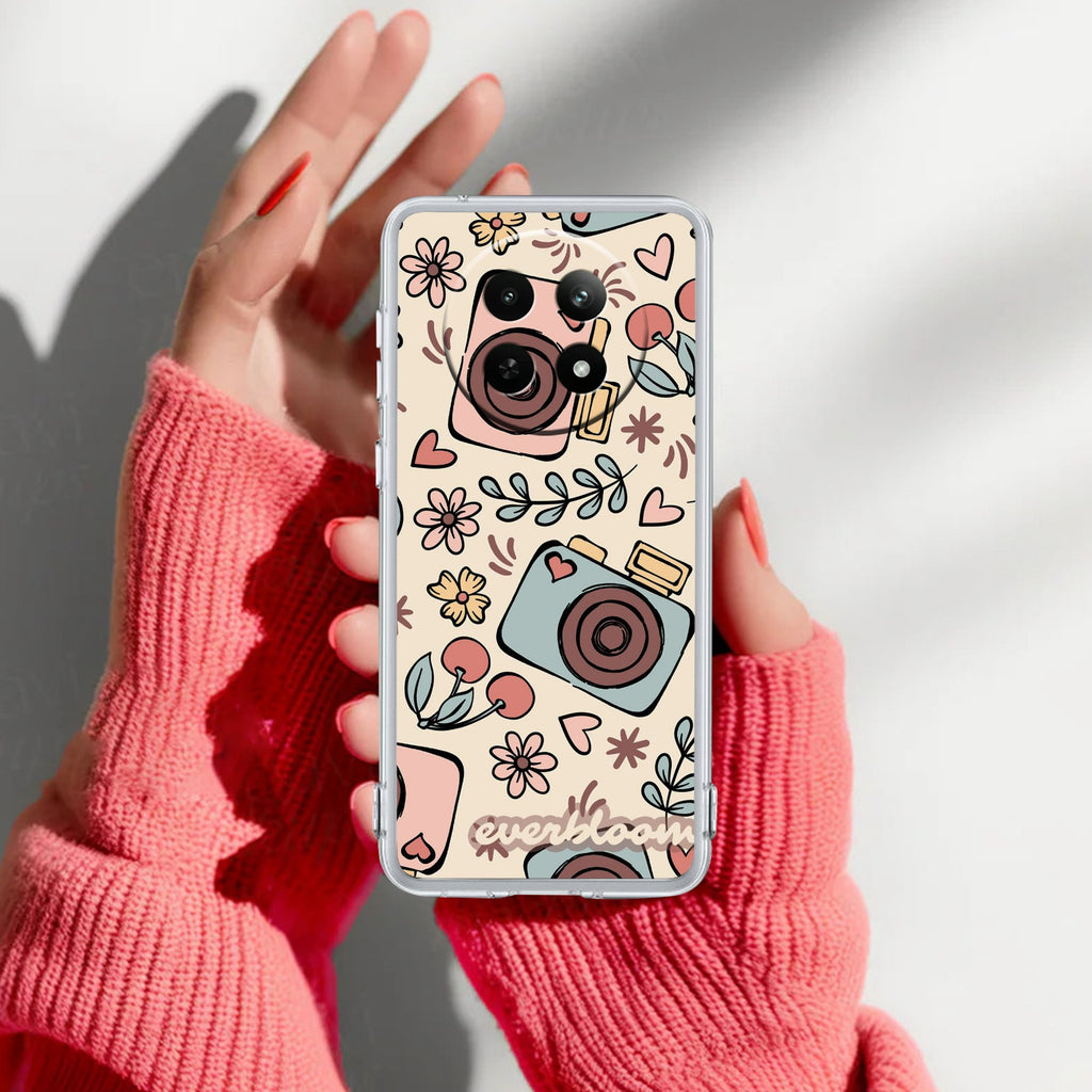 Wild Rose Anti Yelllow Case For Realme P4 Pro 5G