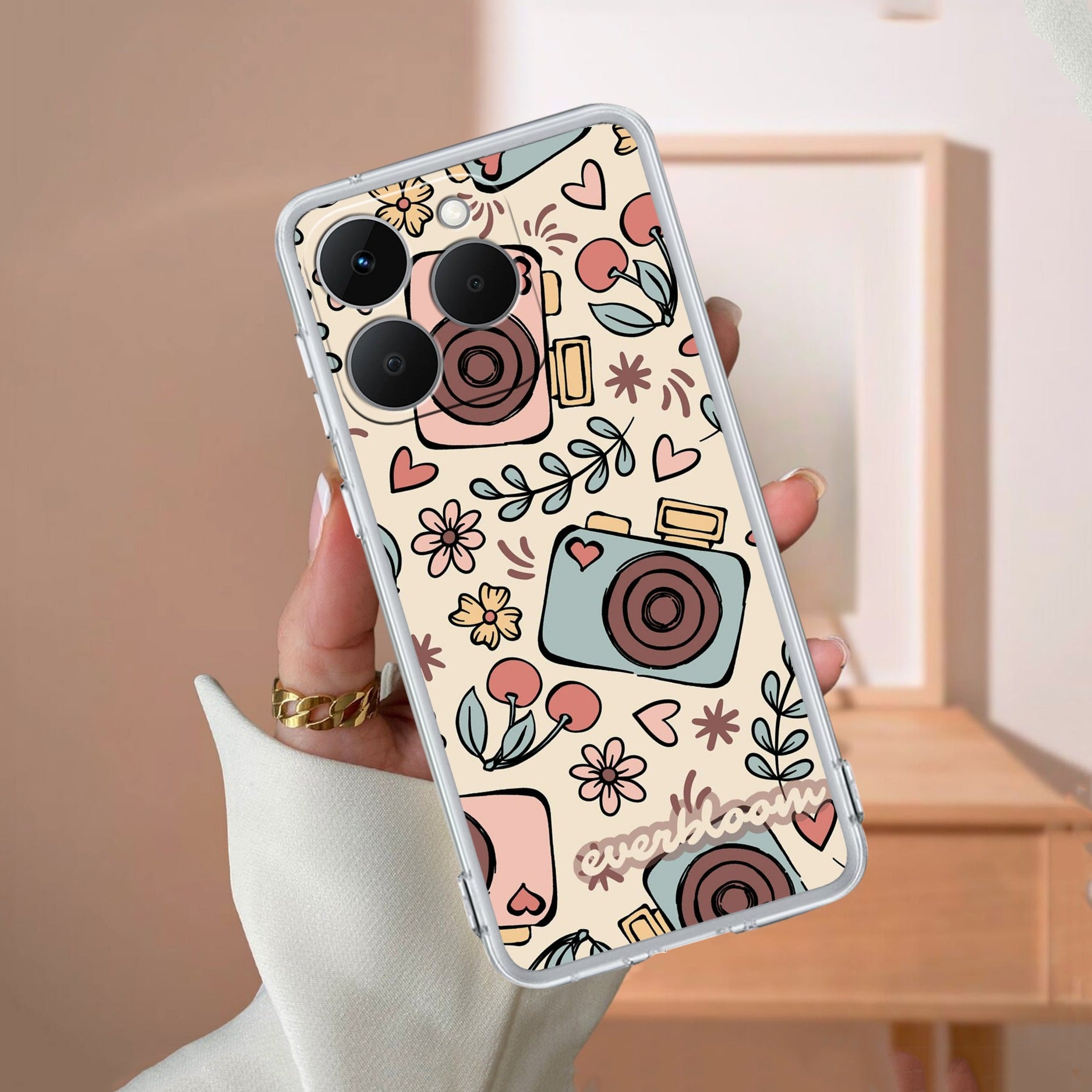 Summer Camera Anti Yellow Case For Realme 15T 5G