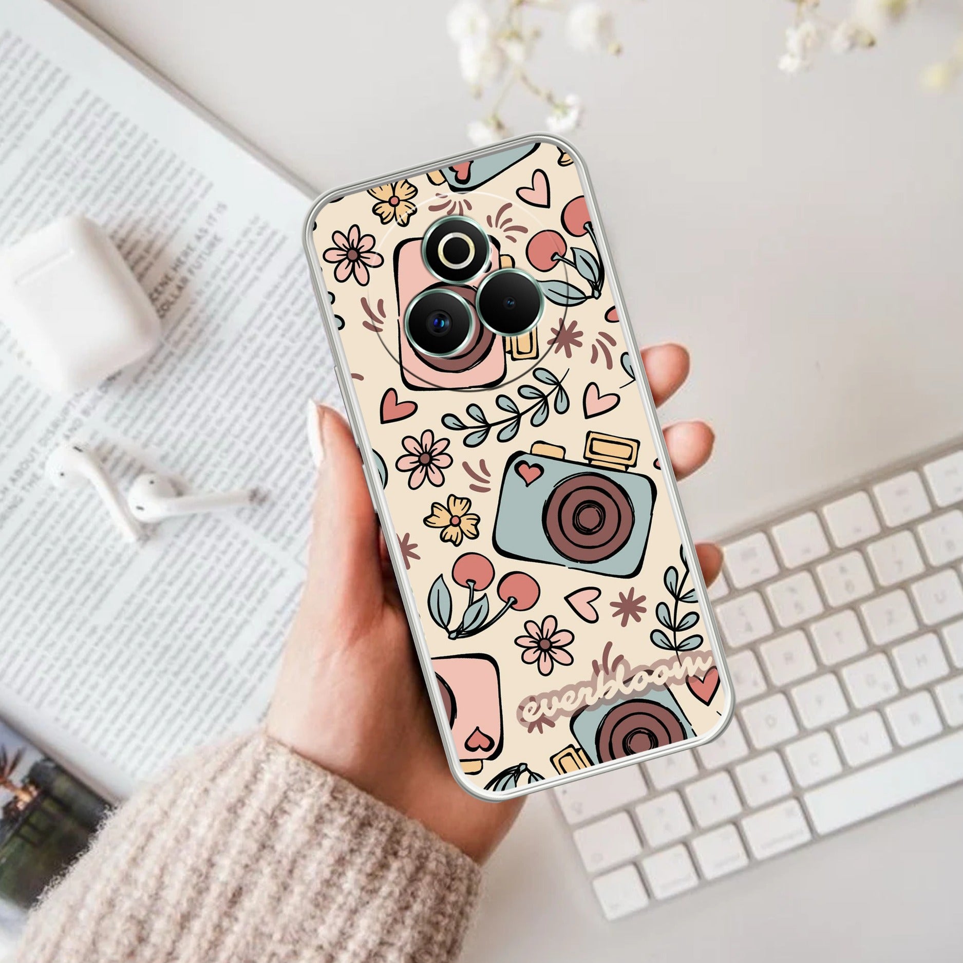 Summer Camera Anti Yelllow Case For Realme P3 Pro 5G