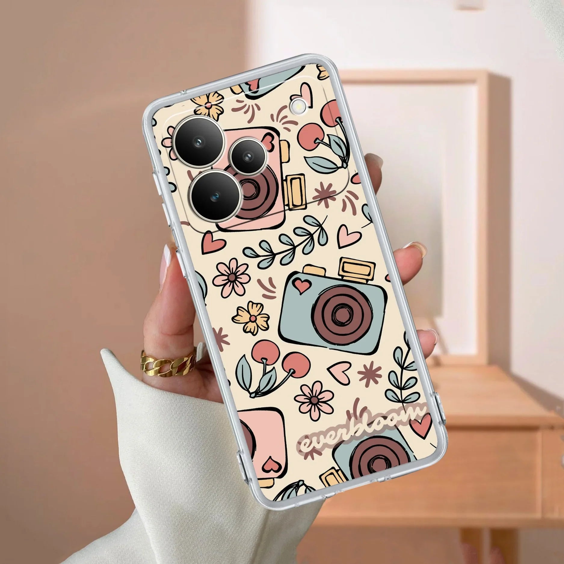 Summer Camera Transparent Silicon Case For Realme P4 Pro 5G