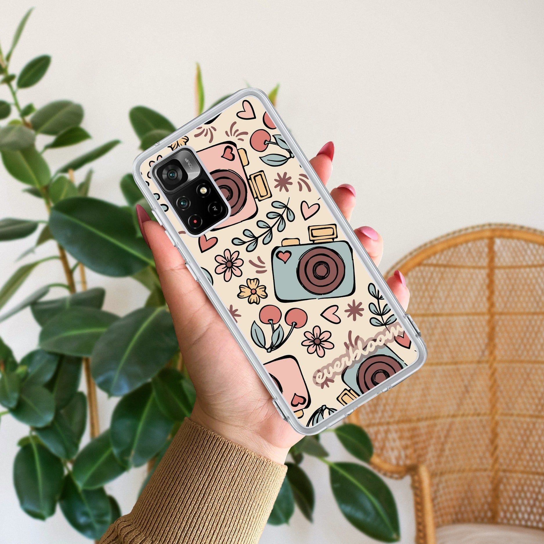 Summer Camera Transparent Silicon Case For Mi 11i