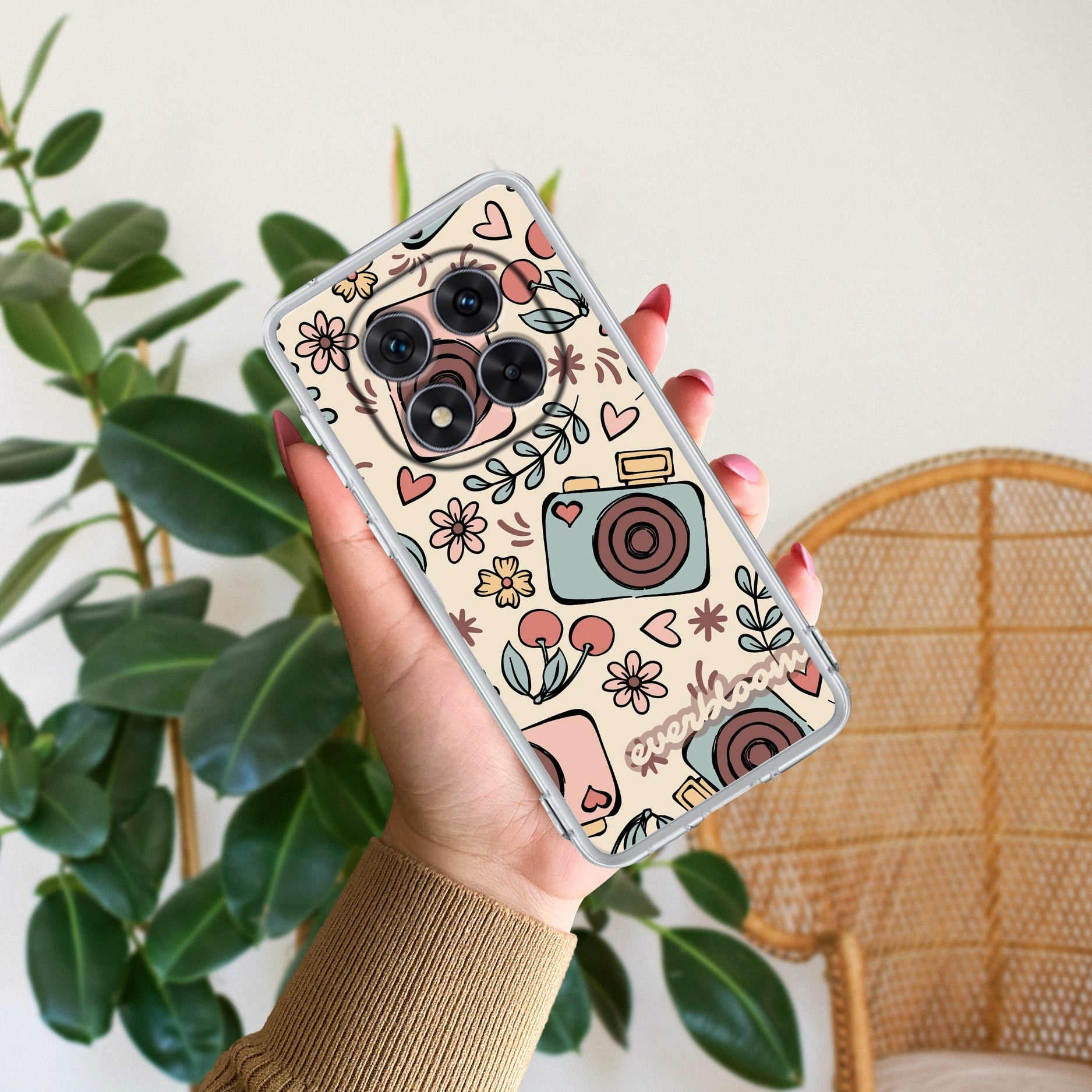 Summer Camera Transparent Silicon Case For Redmi Note 14 Pro 5G