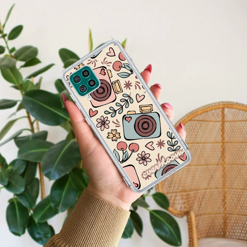 Summer Camera Anti Yellow Case For Samsung Galaxy A12 / M12 / F12