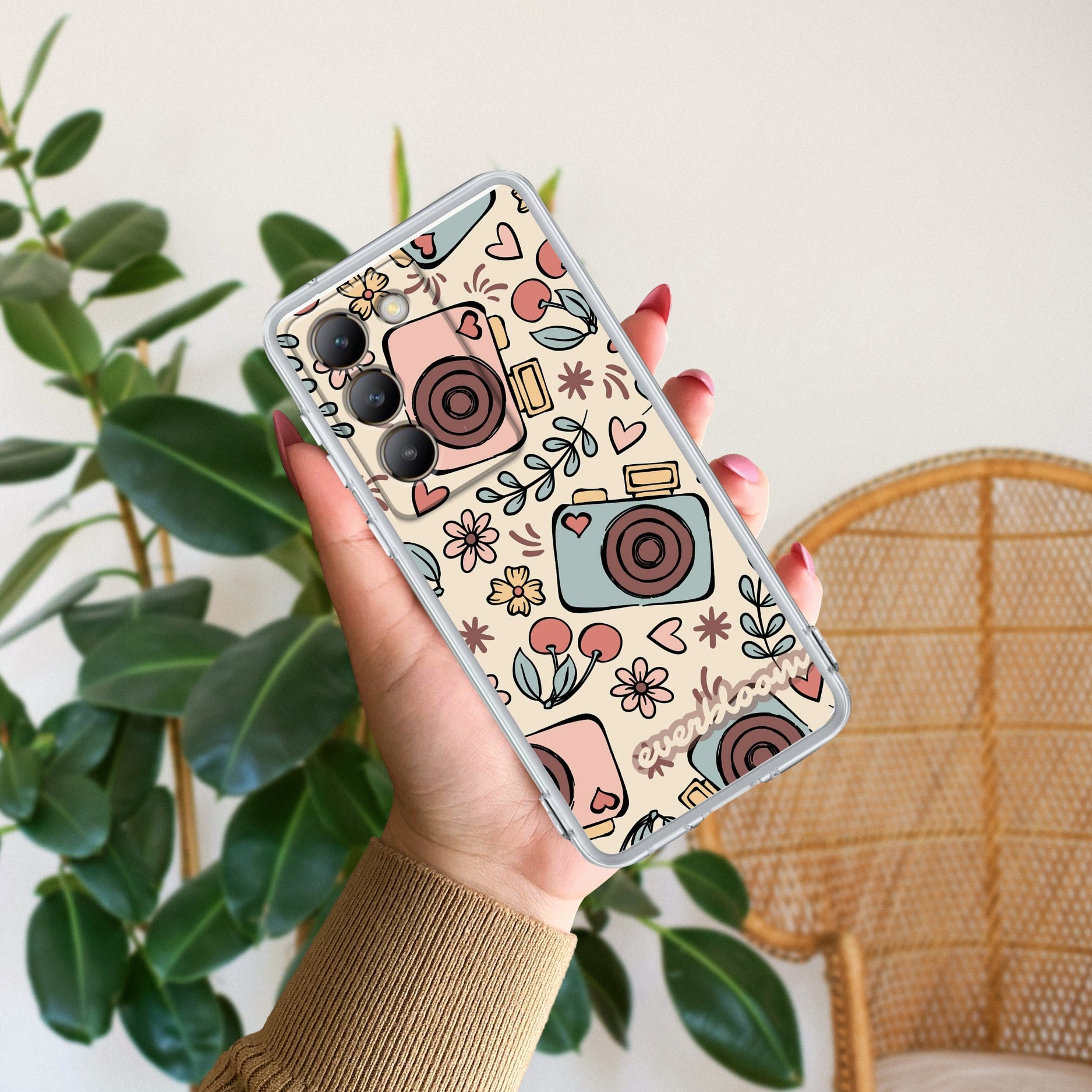 Summer Camera Anti Yellow Case For Vivo T3 5G