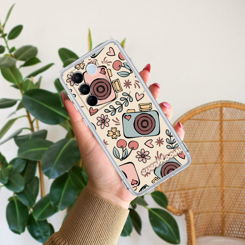 Summer Camera Anti Yellow Case For Vivo V27 Pro 5G