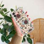 Summer Camera Transparent Silicon Case For Vivo V21 5G