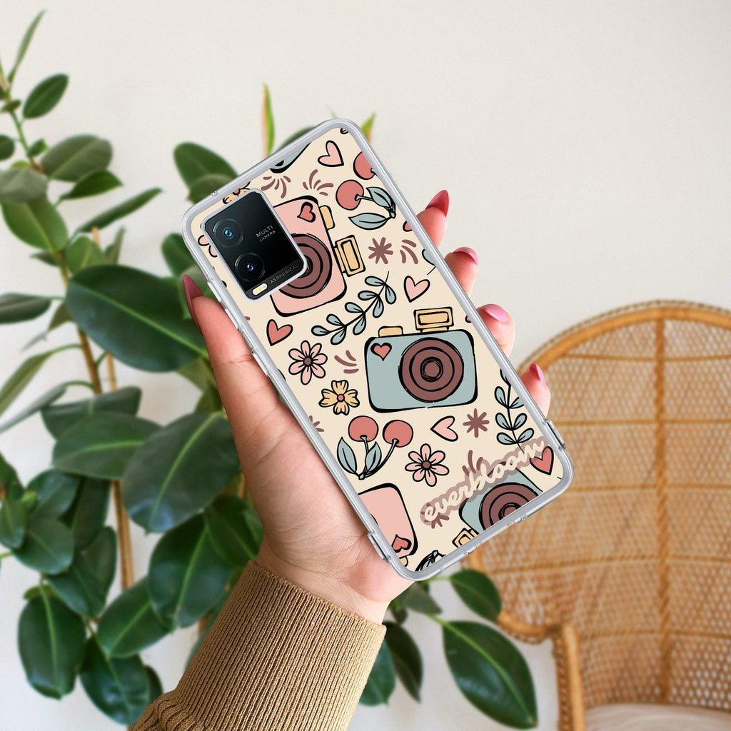 Summer Camera Anti Yellow Case For Vivo T1x