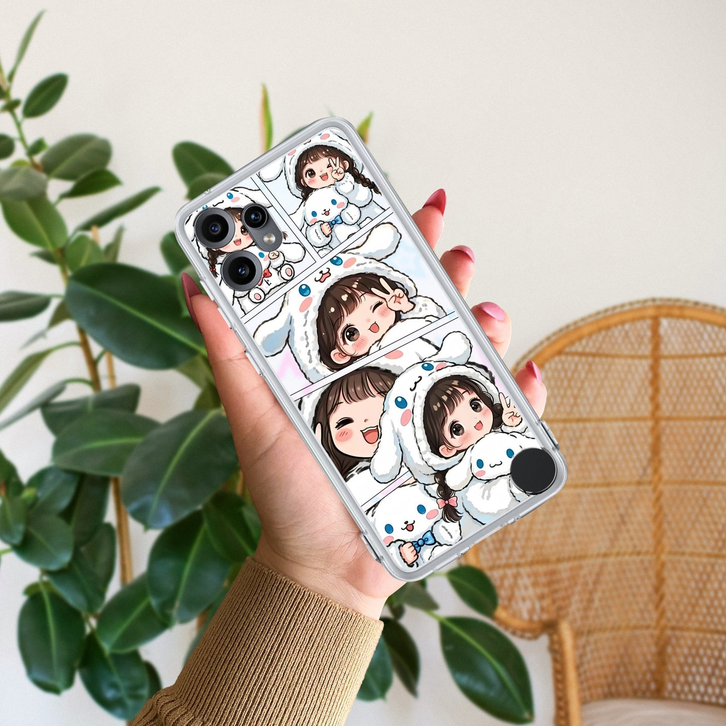 Super Girl Transparent Silicon Case For Nothing