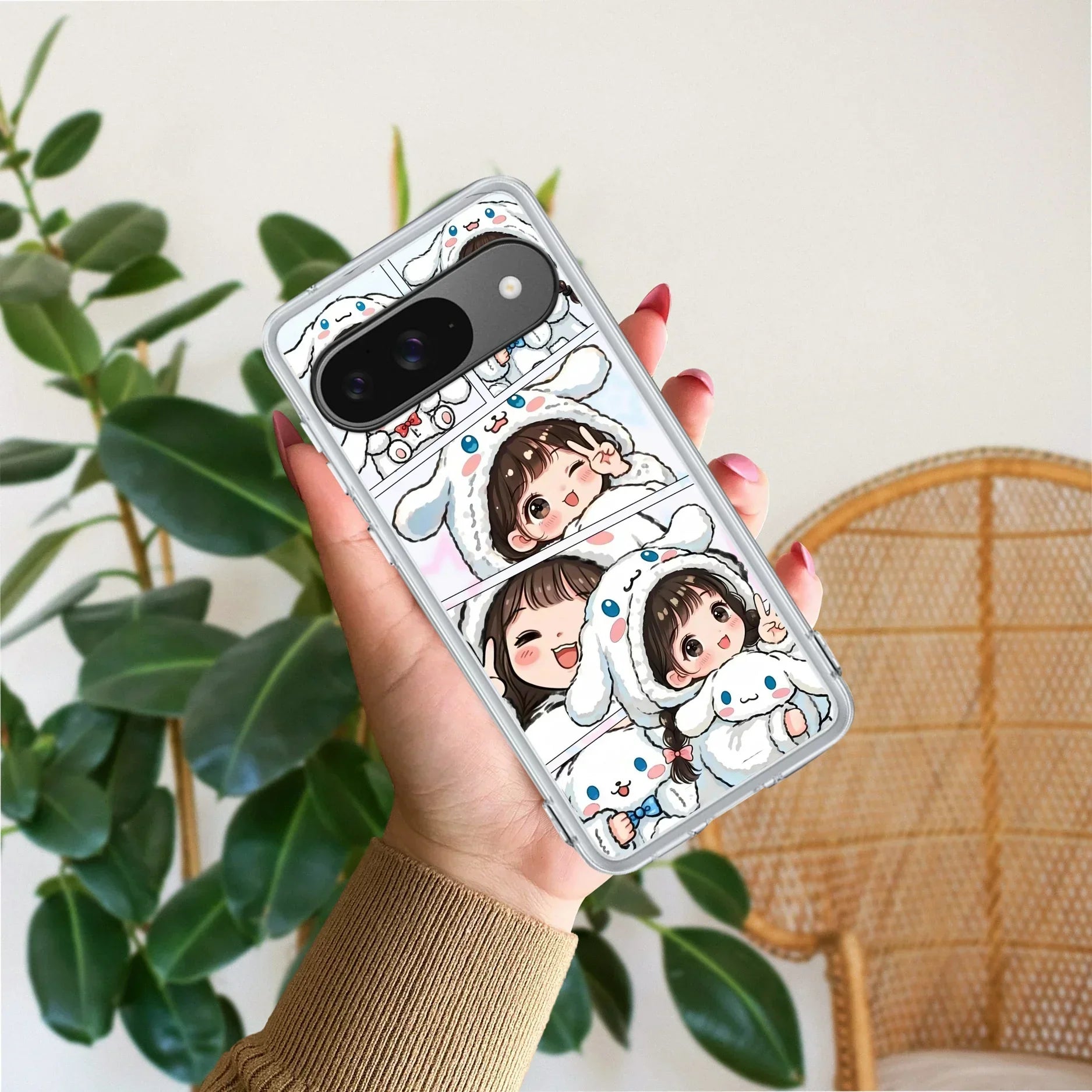 Super Girl Transparent Silicon Case For Google Pixel 9