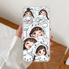 Super Girl Anti Yellow Clear Case For iPhone 7 / iPhone 8 / iPhone Se 2020