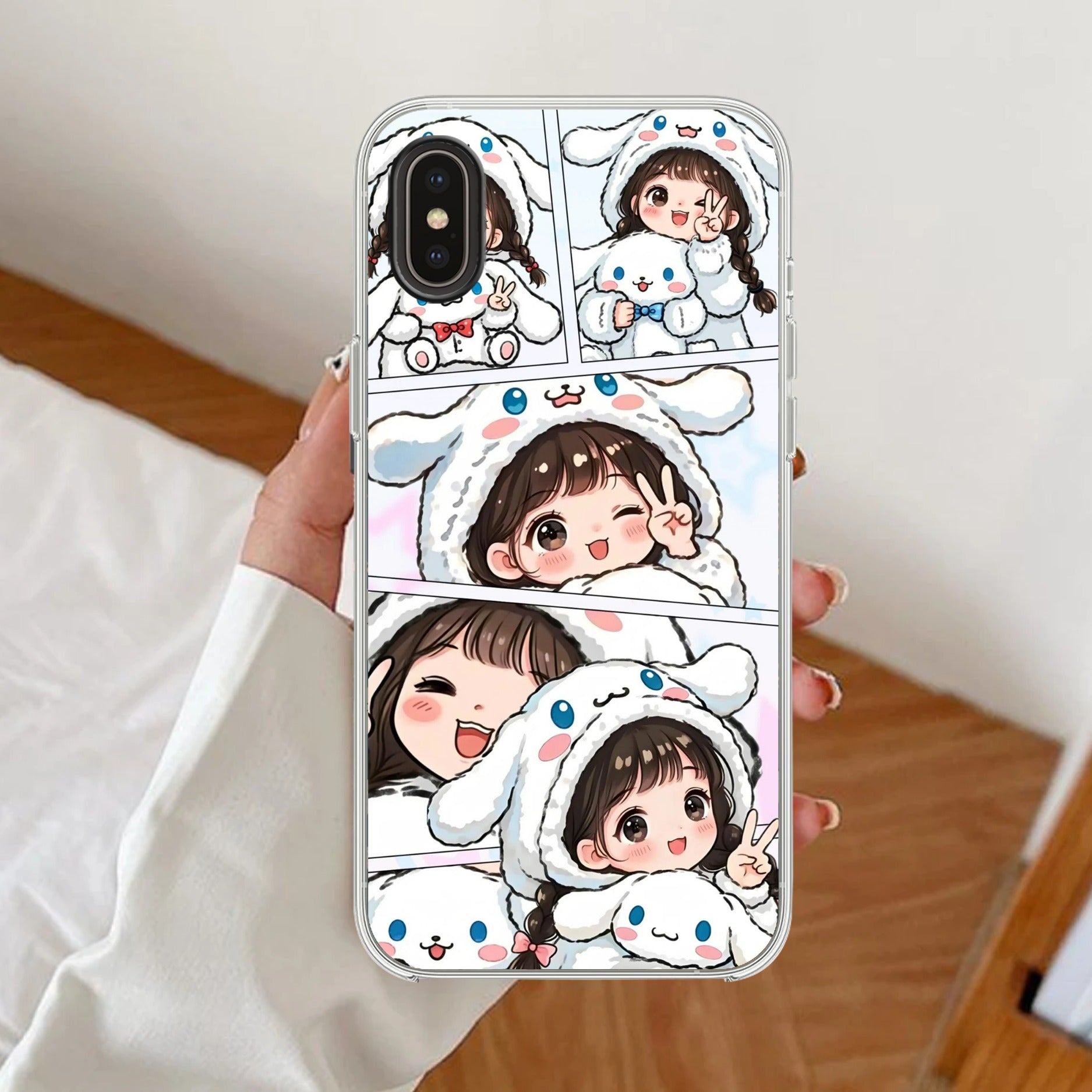 Super Girl Transparent Silicon Case For iPhone XR