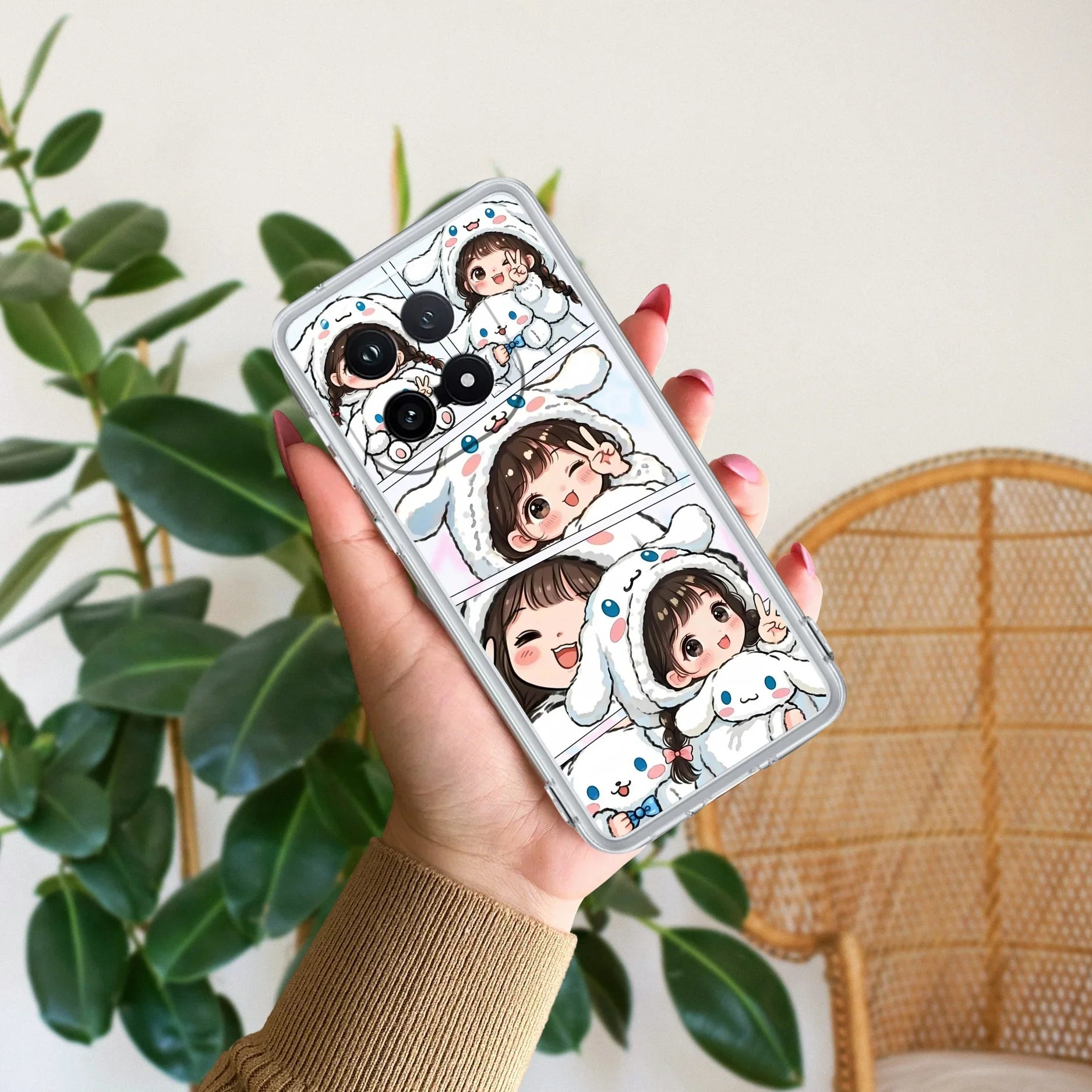 Super Girl Transparent Silicon Case For iQOO 15 5G