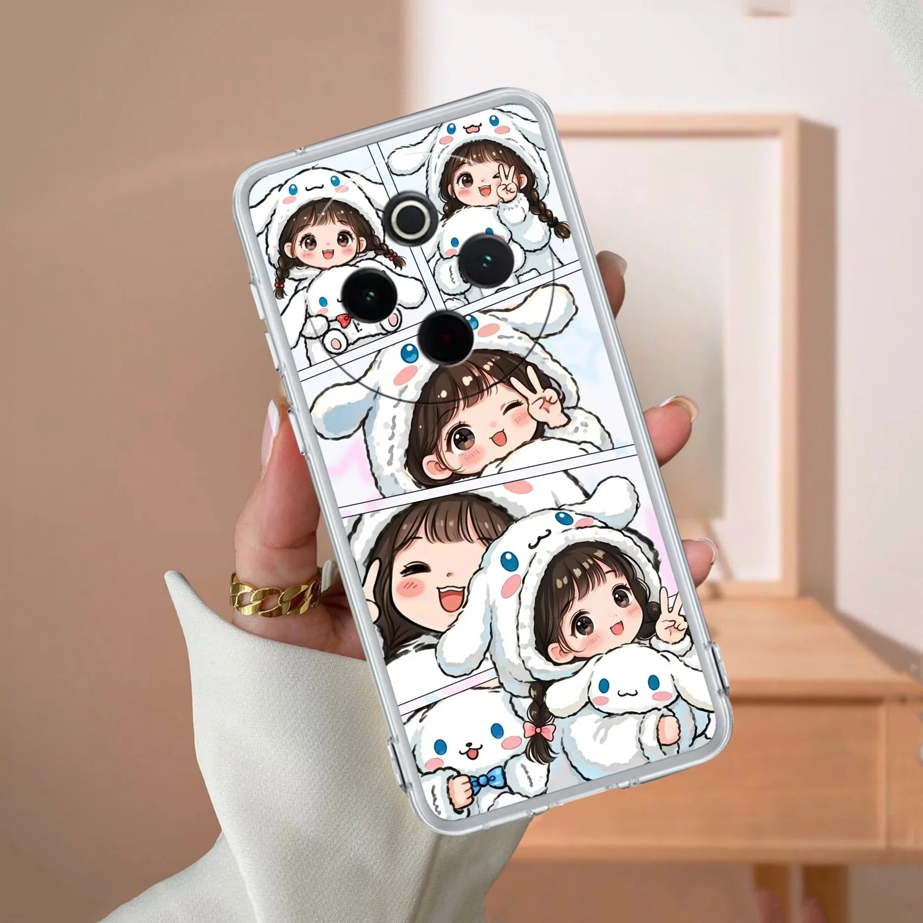 Super Girl Transparent Silicon Case For iQOO Z10 5G