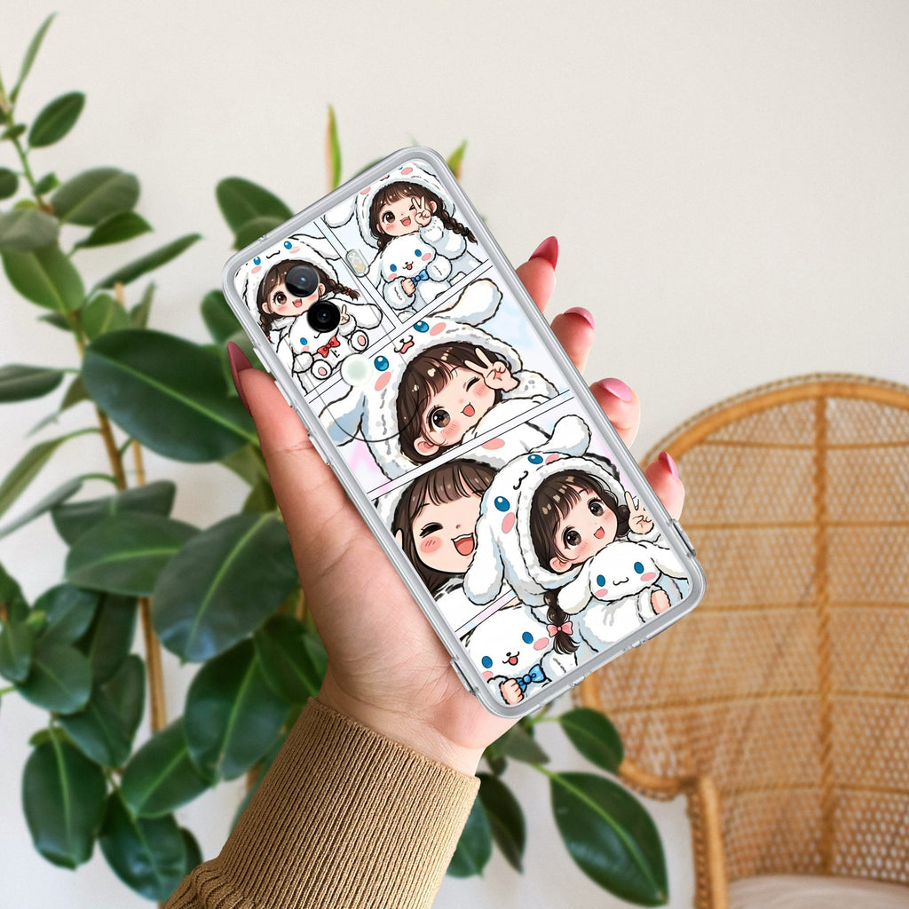 Super Girl Anti Yellow Case For Vivo V40e 5G