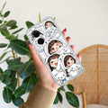 Super Girl Transparent Silicon Case For iQOO Z9s Pro 5G