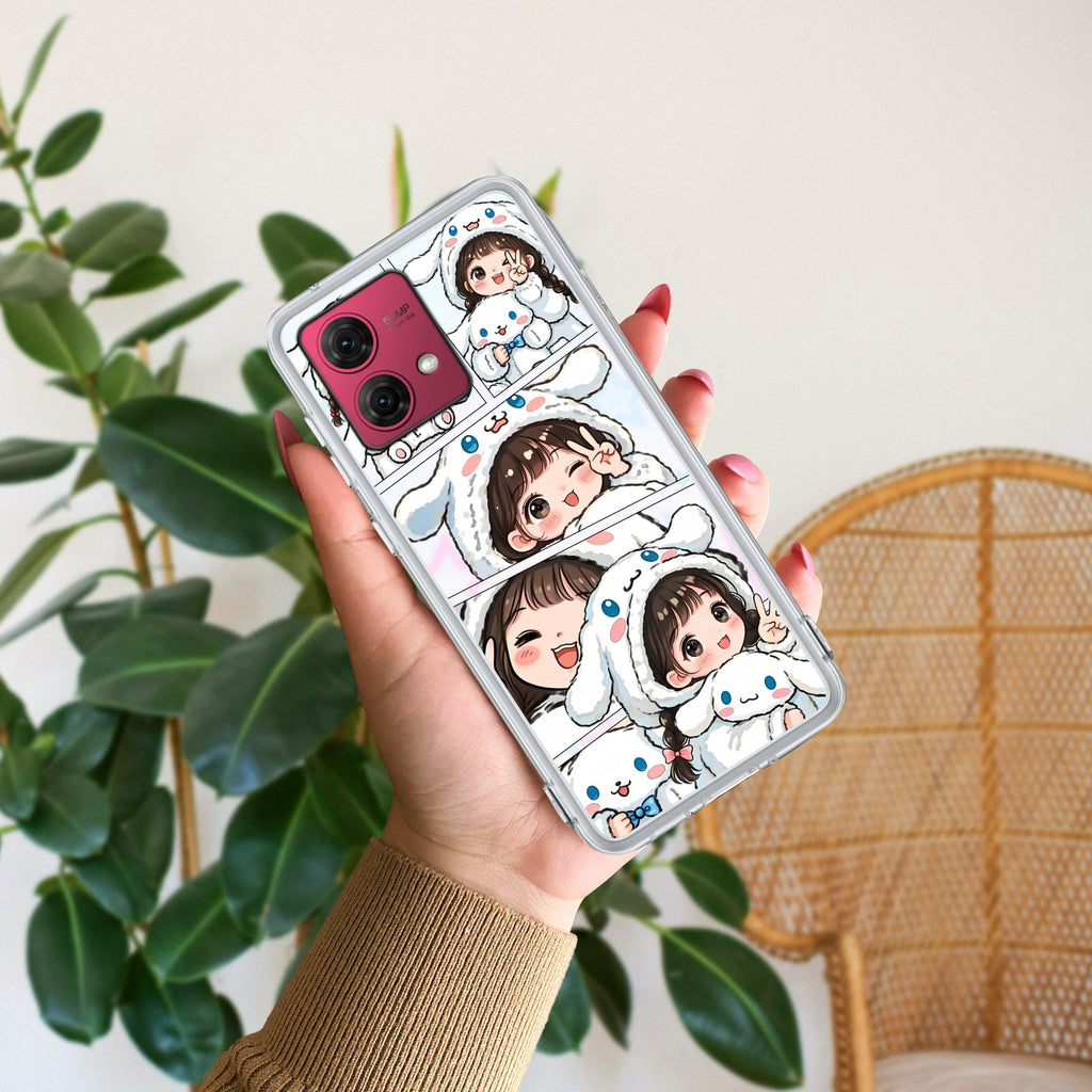 Super Girl Anti Yellow Case For Motorola G84 5G