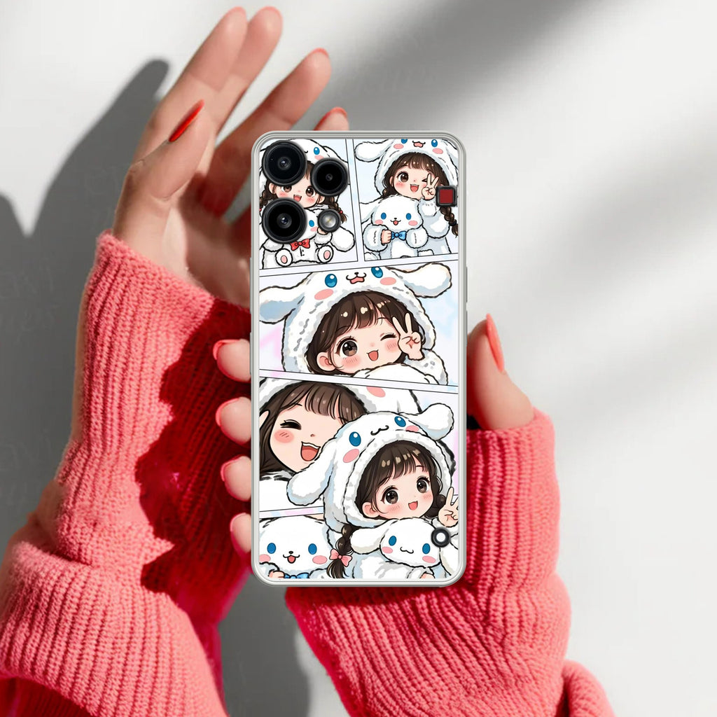 Super Girl Transparent Silicon Case For Nothing