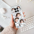 Super Girl Transparent Silicon Case For Oppo F29 5G