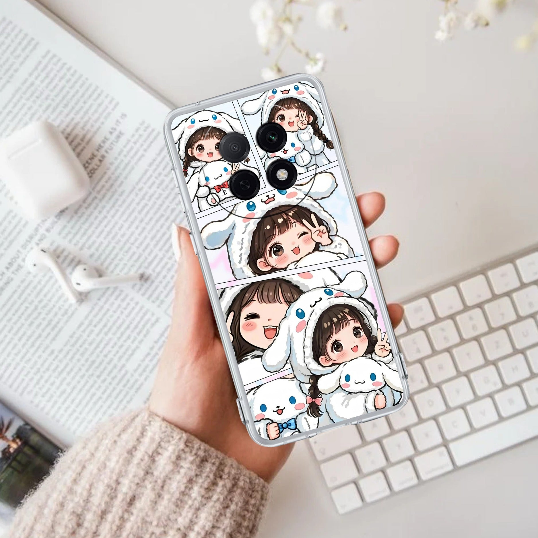 Super Girl Anti Yellow Case For Oppo F29 Pro 5G