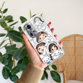 Super Girl Transparent Silicon Case For Oppo Reno 11 5G
